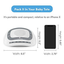 Load image into Gallery viewer, White Noise Machine for Babies | 6 Soothing Lullabies for Newborns, Sound Therapy for Travel, Relaxing, Kids, Newborns, Toddlers | Baby Songs, Adjustable Volume, Auto-off Timer | MyBaby SoundSpa