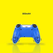 Load image into Gallery viewer, 2 Pack Wireless Controllers for PS4 and for Playstation 4 Control - YU33 for DS4 Remote Joystick Support Playstation 4,Pro/Slim PS4,PC,PS TVs,Smart TV(Black+Red Diamond (Blue and Black)