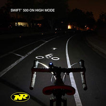 Load image into Gallery viewer, NiteRider MLB Arizona Diamondbacks Unisex Swift 500 Bike Front LightCompact Rechargeable LED Bicycle Front Light, Black, 500