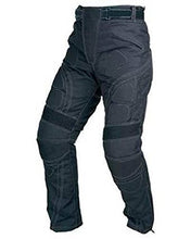 Load image into Gallery viewer, Juicy Trendz Men's Textile Trouser Motorcycle Armour Biker Motorbike Waterproof Black