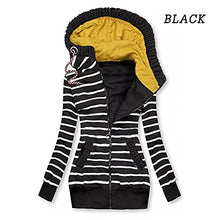 Load image into Gallery viewer, Aniywn Women's Zip Up Hoodie Turtleneck Printing Sweatshirt Slim Fit Hoodie Jacket Autumn Long Sleeve Outwear Coat