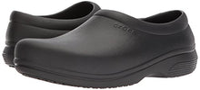 Load image into Gallery viewer, Crocs On The Clock Work Slipon Medical Professional Shoe, Black, 13 US Men/ 15 US Women M US