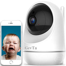 Load image into Gallery viewer, GevTa Baby Monitor, 1080P FHD Home WiFi Security Baby Camera Sound/Motion Detection with Night Vision 2-Way Audio Cloud Service