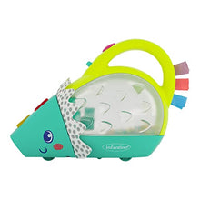 Load image into Gallery viewer, Infantino Push & Pop Musical Light-Up Mini-Vac Hedgehog Mini-Me Pretend Toy Vacuum with Music, Lights, Bouncing Balls, Sounds & Buttons, Helps Build Gross Motor Skills, for Babies & Toddlers