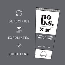 Load image into Gallery viewer, No B.S. Charcoal Peel Off Face Mask - Deep Cleaning Blackhead Remover Mask - Painless Activated Charcoal Clay Face Mask
