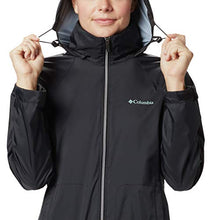 Load image into Gallery viewer, Columbia Women's Switchback III Adjustable Waterproof Rain Jacket, Black, Medium