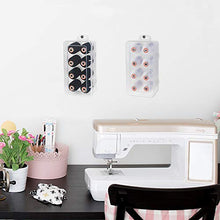 Load image into Gallery viewer, New brothread Polyester Embroidery Machine Thread 1000m Each with Clear Plastic Storage Box for Embroidery & Quilting - 4xWhite+4xBlack