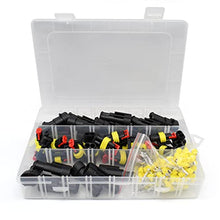 Load image into Gallery viewer, 20 Kits 2 Pin Wire Connector 16-22 AWG Automotive Electrical Connectors Groups 2 Pin Wire Plug Connector Replacement