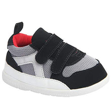 Load image into Gallery viewer, Kuner Baby Boys and Girls Cotton Rubber Sloe Outdoor Sneaker First Walkers Shoes (13.5cm(12-18months), Black)