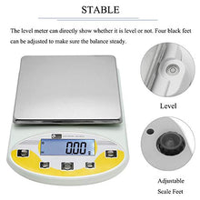 Load image into Gallery viewer, CGOLDENWALL Lab Scale 1000gx0.01g Precision Analytical Balance Digital Precision Scale Laboratory Weighing Electronic Balance Jewelry Scales Gold Balance Kitchen Scales Calibrated (1000g, 0.01g)
