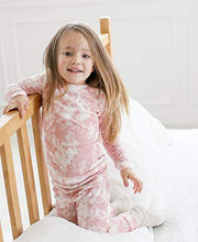 Load image into Gallery viewer, VAENAIT BABY Kids Girls 100% Cotton Sleepwear Pajamas 2pcs Set Prism Pink 2XL