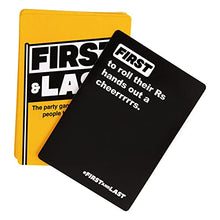 Load image into Gallery viewer, First & Last – The Party Game for Competitive People to Stay Hydrated – by The Creators of Buzzed