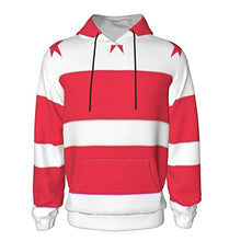 Load image into Gallery viewer, Flag of Washington Print Hoodies Kids 3D Print Sweatshirts Long Sleeve Pullover Hoodies with Pocket for Teen Boys and Girls Black