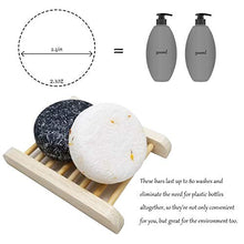 Load image into Gallery viewer, 100% Natural Shampoo Bar for Hair 2 Pieces Solid Shampoo Soap for Treated Dry Damaged Hair Vegetarian Plant Essence Helps Stop Hair Loss and Promotes Healthy Hair Growth 4.2oz (Bamboo Charcoal)
