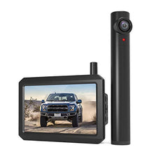 Load image into Gallery viewer, AUTO-VOX TW1 Truly Wireless Backup Camera, 5Mins DIY Installation, 720P Super Night Vision Rear View Camera and 5'' LCD Monitor with Digital Signal, 2 Channel Support to Monitor/Reverse for Car/Truck