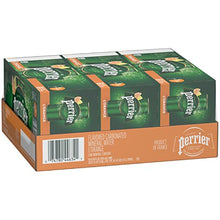 Load image into Gallery viewer, Perrier L'Orange Flavored Sparkling Water, 8.45 FL OZ Slim Cans (30 Count)