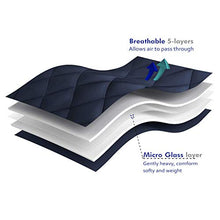 Load image into Gallery viewer, Qusleep Diamond Weighted Blanket - 48''72''15LB - Calm, Sleep Better and Relax naturally. Multiple Sizes and for Adult and Kids