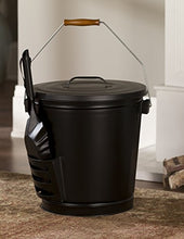 Load image into Gallery viewer, Panacea 15343 Ash Bucket with Shovel, Black