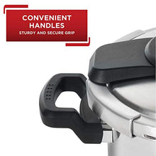 Load image into Gallery viewer, T-fal Clipso Stainless Steel Pressure Cooker 6.3 Quart Induction Cookware, Pots and Pans, Dishwasher Safe Silver