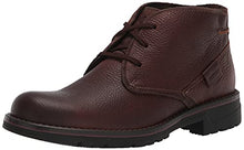 Load image into Gallery viewer, Clarks Men's Morris Peak Waterproof Chukka Boot, Brown Tumbled Leather, 11