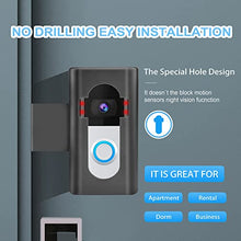 Load image into Gallery viewer, Anti-Theft Doorbell Mount Video Doorbell Door Mount for Apartment Door Compatible with Ring Video Doorbell 4/3/3 Plus/2/1/2020 2021 Pro Pro 2 No-Drill Mounting Bracket Holder for Blink