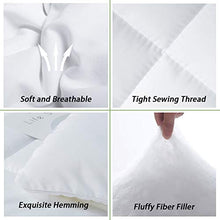 Load image into Gallery viewer, ilavande White Queen Comforter,Full Fluffy Soft Down Alternative Comforter,Warm Lightweight Duvet Insert,All-Season White Quilted Comforter-Machine Washable-Queen Size Comforter 90"x90"