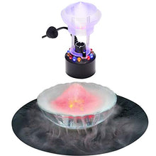 Load image into Gallery viewer, Halloween Party Mist Maker,Ultrasonic Mist Maker Fogger with Waterproof Frame 12 LED Red Yellow and Blue Light Flashes For Halloween Decoration Water Fountain Pond Fogger and Rockery Fishtank Vase Bir