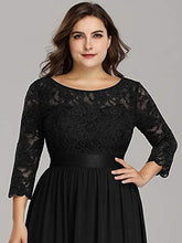 Load image into Gallery viewer, Ever-Pretty Womens PlUSSize Wedding Party Maternity Formal Dress Black US16