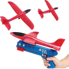Load image into Gallery viewer, FLORONG Airplane Toy,One-Click Ejection Model Foam Airplane with 1 Pack Large Throwing Foam Plane,Flying Toy for Kids…