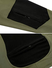 Load image into Gallery viewer, Pinspark Womens Athletic Jacket Long Sleeve Workout Shirt Quarter Zip Golf Shirts Slim Fit Activewear Shirt with Thumb Hole Army Green L