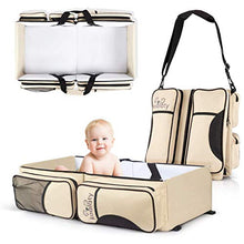 Load image into Gallery viewer, Koalaty 3-in-1 Universal Baby Travel Bag, Portable Bassinet Crib, Changing Station, Diaper Bag for infants and newborns. The best baby shower gift for new mom and dad.