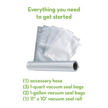 Load image into Gallery viewer, FoodSaver FM2000 Vacuum Sealer Machine with Starter Bags & Rolls | Safety Certified | Black - FM2000-FFP