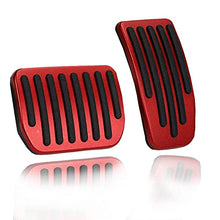 Load image into Gallery viewer, Winkter Tesla Model Y Accessories Anti-Slip Auto No Drilling Foot Pedal Brake and Gas Pedal Pad Fit for Tesla Model 3 Model Y 2017-2021 Accelerator Pedal Covers 2Pcs Red
