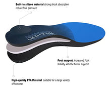 Load image into Gallery viewer, Plantar Fasciitis Feet Insoles Arch Supports Orthotics Inserts Relieve Flat Feet, High Arch, Foot Pain Mens 11 - 11 1/2 | Womens 13 - 13 1/2