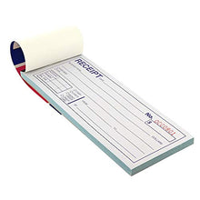 Load image into Gallery viewer, Emraw 2-Part Carbonless Cash or Rent Receipt Book General Purpose Sales Money Book White and Canary Contractor's Invoice Proposal Form Book Sales Tickets Pack of 2