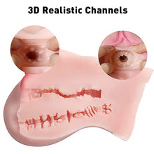 Load image into Gallery viewer, 5.5LB Male Masturbator Sex Doll Pocket Pussy Sex Realistic Butt with Vaginal Anal Sex Stroker, Adult Toys Love Dolls Female Torso Hip Male Sex Toys for Men’s Sex Pleasure (8.6X7.1X4.7In, Down-Sized)
