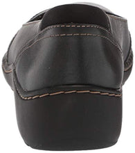 Load image into Gallery viewer, Clarks womens Cora Eliza Ballet Flat, Black Leather, 9 US