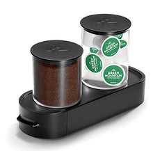 Load image into Gallery viewer, Keurig K-Cup Pod & Ground Coffee Storage Unit, Coffee Storage, Holds up to 12 ounces of Ground Coffee & 12 K-Cup Pods, Black