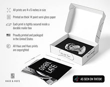 Load image into Gallery viewer, Haus and Hues Black and White Wall Decor Photo Collage Kit - Aesthetic Wall Collage Kit | Photo Collage Kit For Wall Aesthetic Teen Room Decor | Aesthetic Pictures for Wall Collage | 4" x 6"