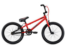Load image into Gallery viewer, Mongoose Legion LSX Freestyle Sidewalk BMX Bike for-Kids, -Children and Beginner-Level to Advanced Riders, 20-inch Wheels, Hi-Ten Steel Frame, Micro Drive 25x9T BMX Gearing, Red (M51809M50OS-PC)