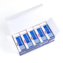 Load image into Gallery viewer, Pentel Hi-Polymer Block Eraser, Large, White, Pack of 10 ZEH-10 Erasers (ZEH10PC10)
