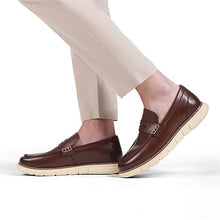 Load image into Gallery viewer, Bruno Marc Men's Casual Dress Shoes Slip-on Lightweight Penny Loafers, Dark Brown, Size 9.5, SBLS2349M