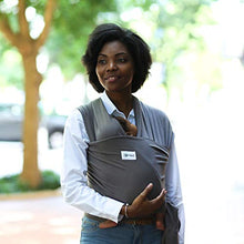 Load image into Gallery viewer, Baby Wrap Ergo Carrier Sling by Sleepy Wrap - Dark Grey - for Babies from Birth to 35 lbs or About 18 Months…