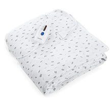 Load image into Gallery viewer, Heated Mattress Pad Twin with Ventilated Technology, 100% Polyester Electric Underblanket with 4 Heating Levels & 10 Hours Auto Off, Fast Heating & Machine Washable