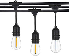 Load image into Gallery viewer, 15 Pack EMITTING Shatterproof & Waterproof S14 Replacement LED Light Bulbs –1W S14 LED Bulbs, Warm White 2200K, Outdoor String Lights Vintage LED Filament Bulb, E26 Base Edison Plastic Bulb.