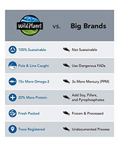 Load image into Gallery viewer, Wild Planet Skipjack Wild Tuna, Sea Salt, Keto and Paleo, 3rd Party Mercury Tested, 5 Ounce (Pack of 12)