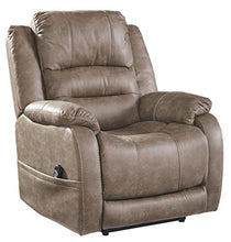 Load image into Gallery viewer, Signature Design by Ashley Barling Power Recliner Adjustable Headrest Mushroom