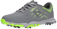 Load image into Gallery viewer, New Balance Men's Minimus Tour Waterproof Spiked Comfort Golf Shoe, Dark Grey/Green, 14 D D US