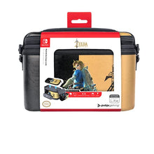 Load image into Gallery viewer, PDP Gaming Officially Licensed Switch Pull-N-Go Travel Case - Zelda Breath of the WIld - Semi-Hardshell Protection - Protective PU Leather - Holds 14 Games - Works with Switch OLED & Lite