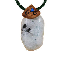 Load image into Gallery viewer, Pendant Chakra Moonstone Necklace with Genuine Healing Crystal Stone, Crystals Jewelry for Women and Men, Girls, Boys, Handmade with Love, Spiritual Gifts for Positive Energy and Meditation by Smoky Quartz